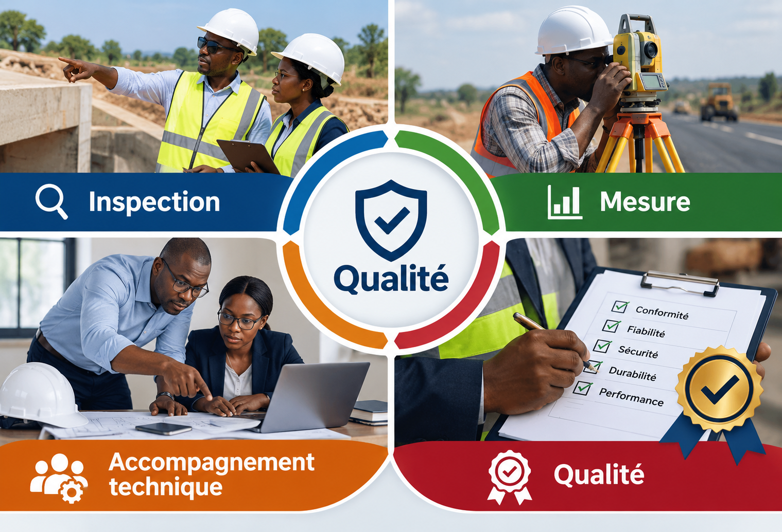 Inspection, mesure et accompagnement technique